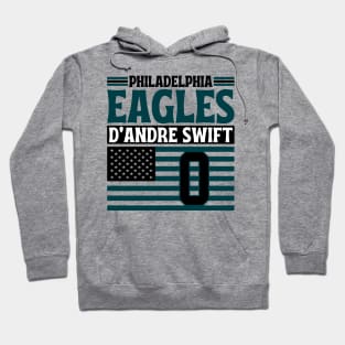 Philadelphia Eagles Swift 0 American Flag Football Hoodie